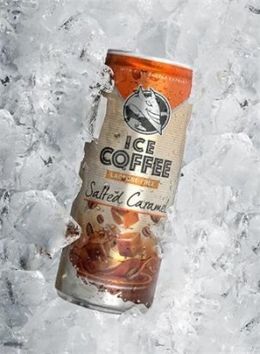 Jegeskávé, 250 ml, HELL "Ice Coffee Salted Caramel"