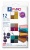 Gyurma, készlet, 12x25 g, égethető, FIMO "Effect Colours", 12 különböző csillámos szín