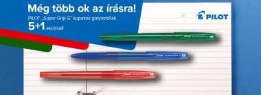 PILOT „Super Grip G” golyóstoll 5+1 akció!